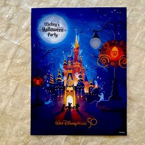 Disney 50th anniversary.  Mickey’s not so scary Halloween party photo